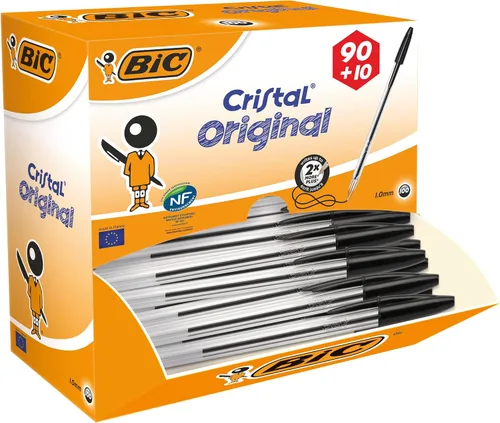 Vista 7 de BiC Cristal Original - Bolígrafo con punta redonda 1.0 mm paquete de de 4