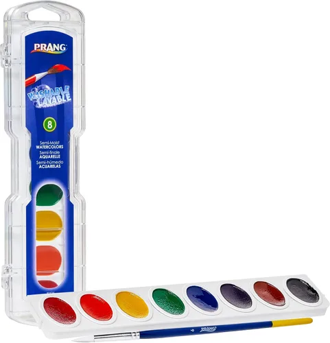 Vista 2 de Prang Juego de acuarelas lavables, Colores clásicos