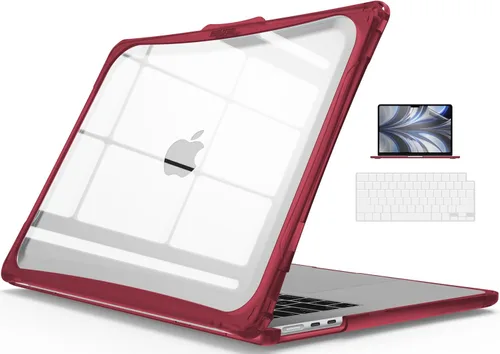 Vista 11 de IBENZER Hexpact Funda protectora para MacBook Air de 15 pulgadas 2026-2023