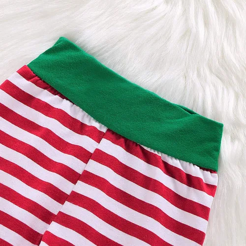 Vista 7 de Happidoo 3 piezas de traje de Navidad de elfo de manga larga con sombrero