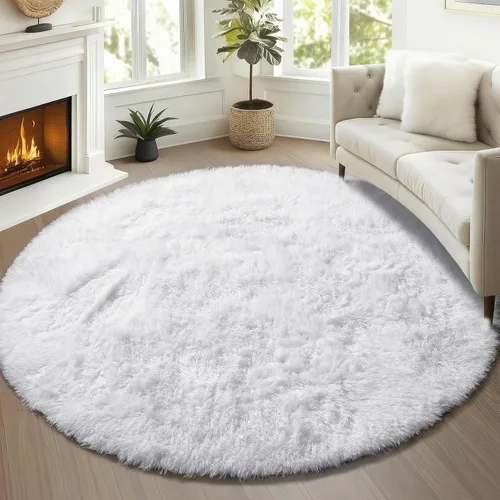 Vista 111 de ONASAR - Alfombra de pasillo negra de 2 x 6 pies, esponjosa, lavable, ultrasuave, afelpada, peluda, tapete para bebés, dormitorio de niños, armario