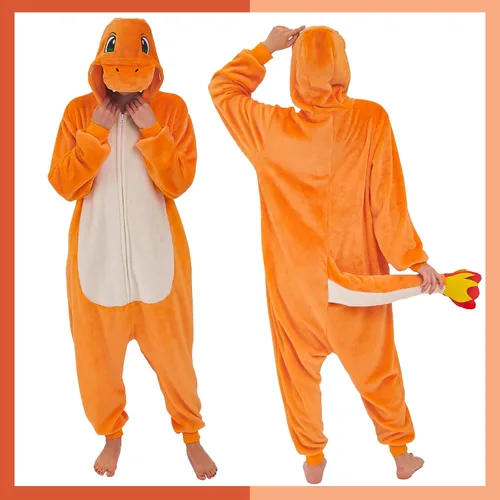 Vista 5 de GONAAP Unisex Adult Onesie Pajamas Animal One Piece Costume Cosplay Sleepwear