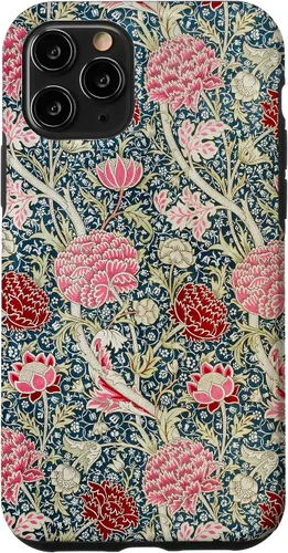 Vista 27 de iPhone 16 Cray - William Morris Art Nouveau Pattern Case