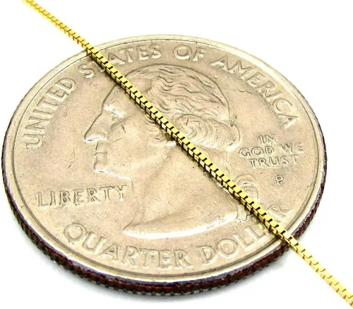 Vista 4 de Orostar - Collar con colgante de cadena de oro macizo de 14 quilates, 0.45 mm, 16.0 - 20.0pulgadas, color amarillo, blanco y oro rosa