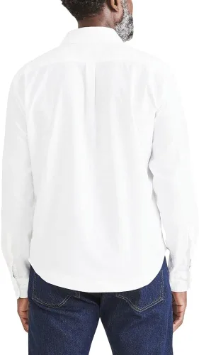 Vista 2 de Dockers Men's Regular Fit Long Sleeve Casual Shirt (Regular and Big & Tall)