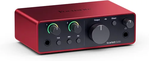 Vista 12 de Focusrite Scarlett 2i2 Studio - Paquete de interfaz de audio USB de 4ª generación para el compositor con micrófono de condensador y auriculares