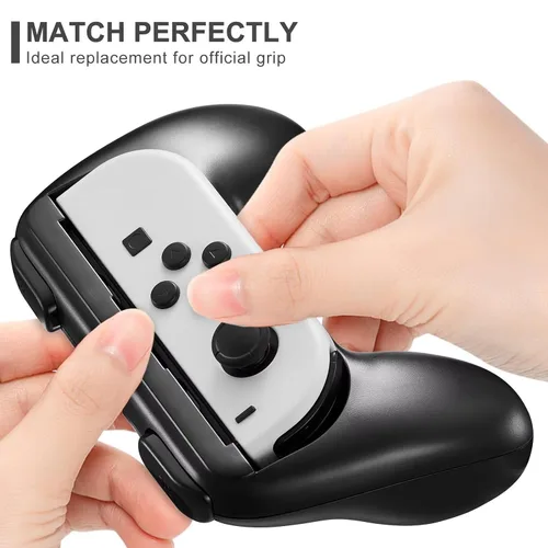 Vista 6 de Gepicest Switch Accessories Grip Holder for Switch Controller Compatible with Switch Handheld Remote, Kit Set Grips Holder for Dual Remote