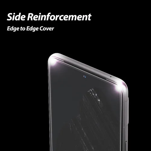 Vista 3 de Whitestone DOME GLASS [cobertura completa perfecta] Protector de pantalla de vidrio templado para Google Pixel 8 con lámpara UV [2 unidades]