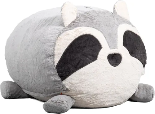 Vista 56 de Big Joe Fuf Silla Puf de Espuma de 5 Pies de Tamaño Extra Grande con Funda Extraíble para Niños, Adolescentes, Adultos, Onyx Lenox, Poliéster Tejido