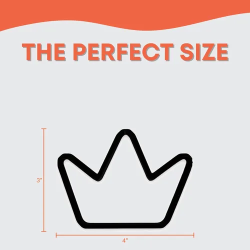 Vista 2 de Cortador de galletas King Crown con diseño fácil de empujar
