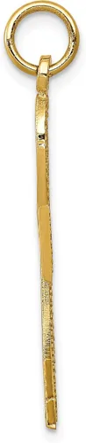 Vista 2 de Colgante de cruz Ankh de oro amarillo macizo de 14 quilates 1457in Oro no conocido