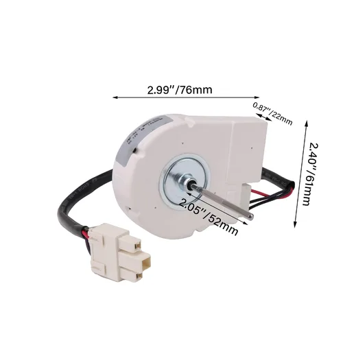 Vista 2 de Excelente calidad 5PCS 50240401000Q DC12V 4W Refrigerador Evaporador Motor Motor Reemplazo para Samsung Motor de Ventilador de Congelación Sustituye