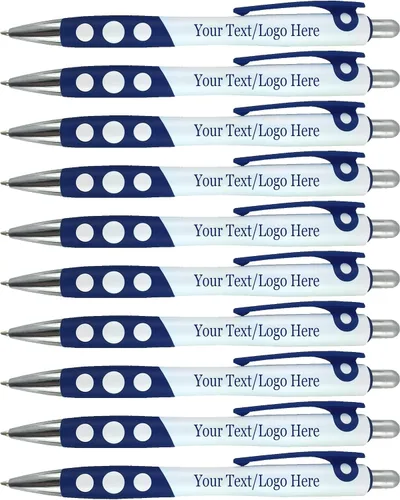 Vista 7 de SyPen Bolígrafos personalizados con logotipo/texto, paquete de 350 unidades a granel para negocios, fiestas y eventos, impresión personalizada