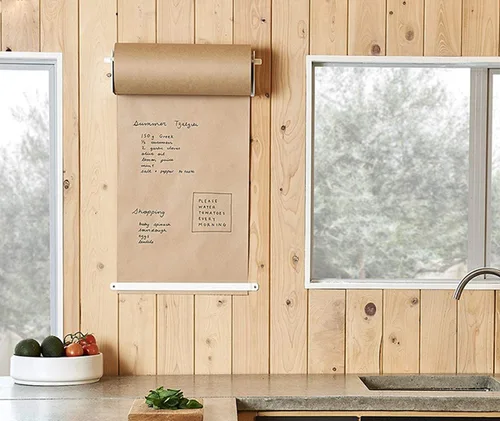 Vista 2 de YRYM HT Rollo de papel de carnicero marrón para ahumador, papel de regalo
