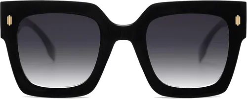 Vista 19 de SOJOS Gafas de sol cuadradas vintage de gran tamaño para mujer, estilo retro, de lujo, grandes, UV400 SJ2194