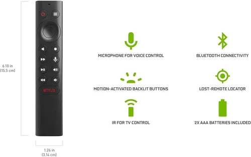 Vista 8 de NVIDIA Shield Android TV Pro Reproductor multimedia de transmisión 4K HDR de alto rendimiento, Dolby Vision, 3 GB de RAM, 2 USB X, funciona