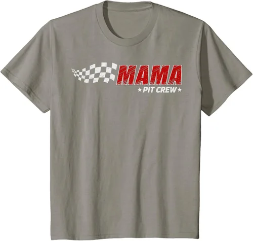 Vista 32 de Mama Pit Crew Race Car Birthday Family Matching Pit Crew Camiseta