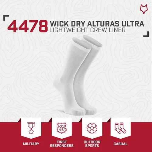 Vista 5 de Calcetines altos ultraligeros para actividades en el exterior, con tecnología Wick Dry, de la marca Fox River