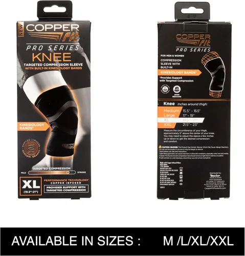 Vista 6 de Copper Fit Pro Series - Rodillera de compresión