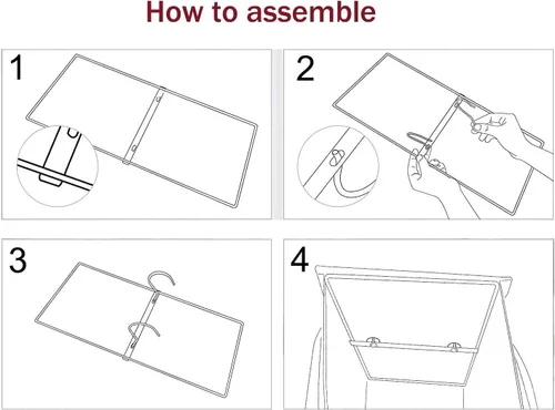 Vista 7 de Organizador Colgante para Bolso y Bolso de Mano Artículos para el Hogar No Tejidos 10 Bolsillos Organizador de Almacenamiento para Clóset