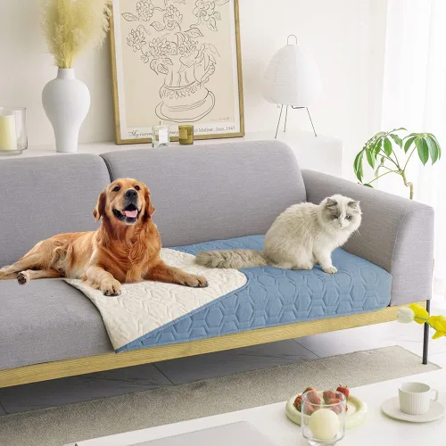 Vista 17 de Tcksstex - Funda impermeable y antideslizante para cama de perro, manta para mascotas, sofá, colchón protector para incontinencia de coche, funda