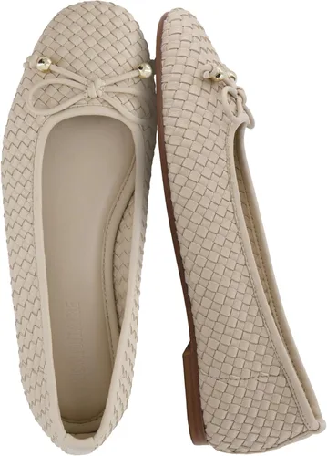 Vista 12 de CUSHIONAIRE Zapatillas de ballet tejidas Audrey para mujer Marrón