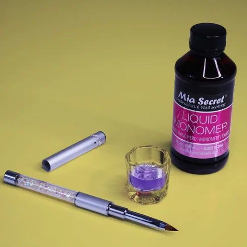Vista 4 de Mia Secret Liquid Monomer Professional Acrylic System, 8 oz. - Paquete de 2