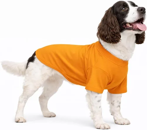 Vista 196 de Lovelonglong 2019 - Ropa para mascotas, Disfraces para Perro, Ropa Camisetas en blanco para Perros Grande Medianos Pequeños 100% Algodón 18