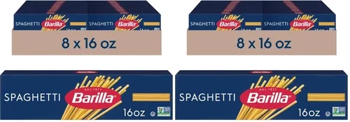 Vista 2 de Barilla Manicotti Pasta, caja de 8 oz. - Pasta no transgénica hecha con sémola de trigo duro - Pasta certificada Kosher