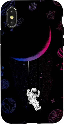 Vista 5 de Astronaut Moon Bisexual Flag Space LGBTQ Gay Pride Ally Bi Case for iPhone 17