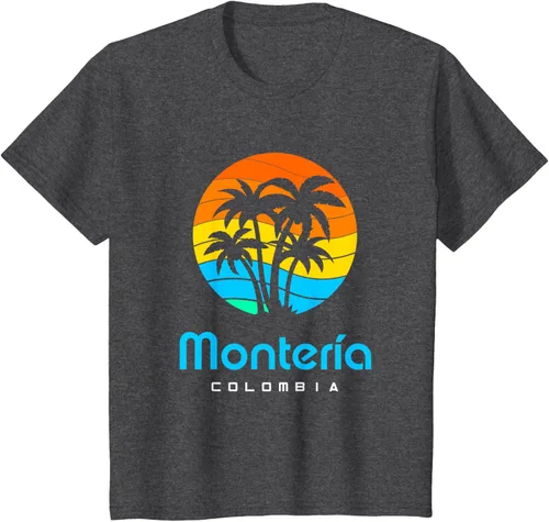Vista 30 de Camiseta Montería Colombia, Negro