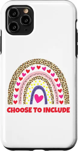 Vista 13 de Choose to Include Leopard Rainbow Special Needs Awareness Case for iPhone 17