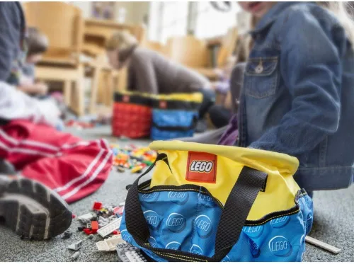 Vista 2 de LEGO Cubo de juguete grande, Azul, Cubo de juguete grande