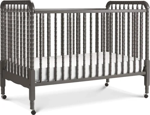 Vista 11 de DaVinci Jenny Lind - Cuna convertible 3 en 1, color ébano Converts to Toddler Bed & Daybed, 4 Adjustable Mattress Heights - Conversion Kit Sold