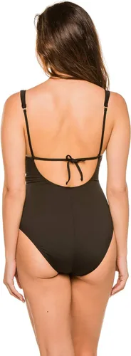 Vista 2 de La Blanca Traje de baño de una pieza estándar Island Goddess Twist Front Underwire Mio para mujer