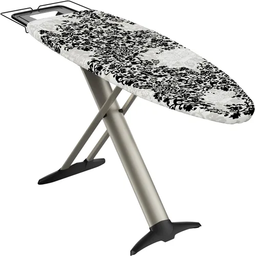 Vista 10 de Bartnelli Pro Luxury - Tabla de planchar extra ancha de 51x19 pulgadas con soporte para plancha de vapor resistente, ruedas para fácil