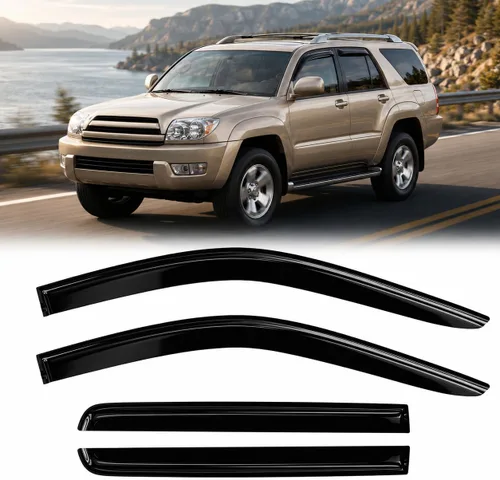 Vista 16 de Protectores de lluvia de ventana para Ford F150 SuperCab 2004-2014 2 piezas deflector de ventana para 09-14 F-150 con 2 puertas delanteras