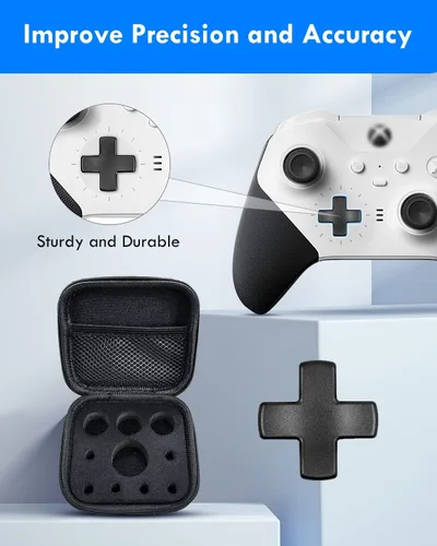 Vista 5 de Complete Component Pack for Xbox Elite Controller Series 2-Accessories Includes 4 Thumbsticks, 4 Paddles, 1 Standard D-Pad and Charging Station as
