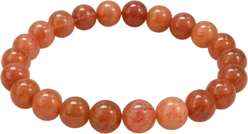 Vista 719 de Amazing Gemstone Crystal Bracelet for Women Men's Gifts - Protection Healing Crystal Bracelet - 8mm Gemstone Beaded Stretchable Bracelet Pulseras