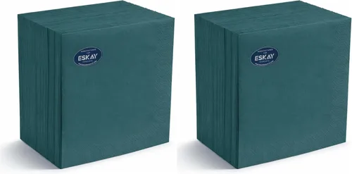 Vista 15 de Servilletas negras para bebidas, servilletas de papel desechables de 3 capas para bar, cóctel, bodas, cumpleaños, fabricadas en la UE, (20 unidades)