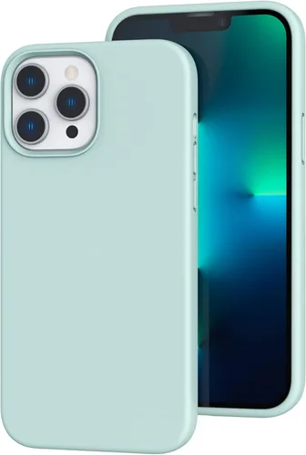 Vista 176 de Funda de silicona líquida compatible con iPhone 12 Pro Max 6.7 pulgadas, funda de gel de protección completa con forro de microfibra, funda
