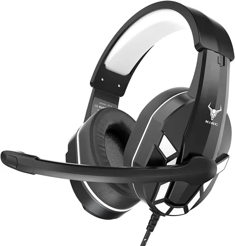 Vista 11 de Gaming Headset with Mic for PS4, PS5, Xbox, PC, Switch, Controllable Volume Gaming Headphones with Soft Earmuffs for Mobile Phone, iPad, and