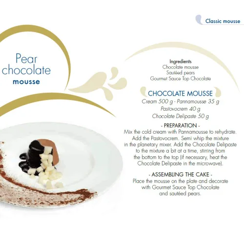 Vista 5 de Fabbri Pannamousse, Mezcla para mousses y pannacotta, 1 bolsa de 2.2 lb