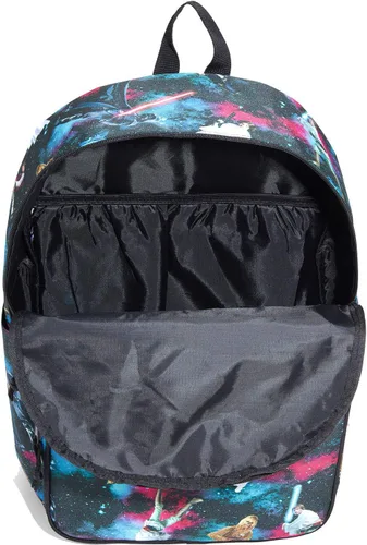 Vista 4 de Mochila con estampado de galaxia de personajes de Star Wars, Multicolorido, Computadora portátil