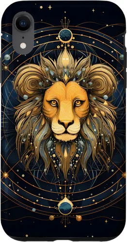 Vista 25 de Leo Zodiac Sign Lion Horoscope Constellation Case for iPhone 17