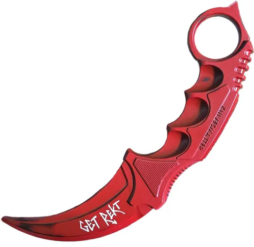 Vista 4 de csgo Cuchillo de goma para entrenamiento, un cuchillo falso diseñado para práctica, airsoft y juego