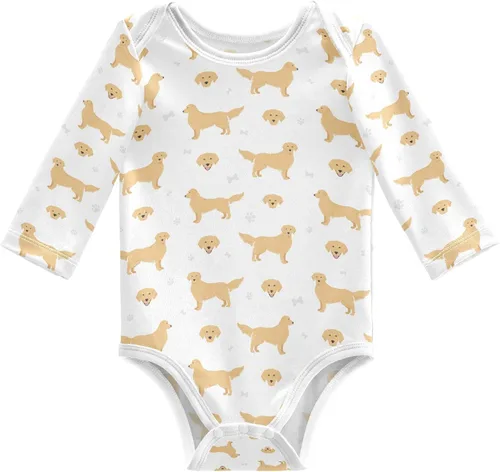 Vista 27 de vvfelixl Body de bebé negro Pug blanco manga larga algodón ropa de bebé para niños niñas 0-24 meses Multi1