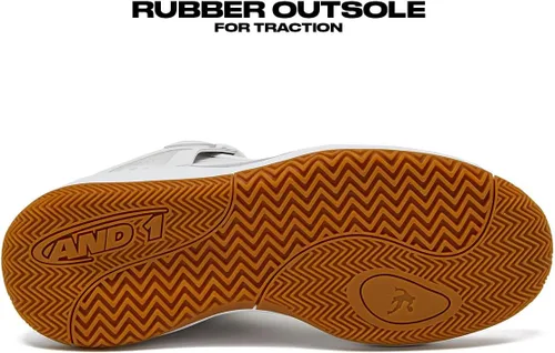 Vista 5 de AND1 Revel Mid - Tenis de baloncesto para hombre, para interiores o exteriores, para calle o cancha, tallas 7-16
