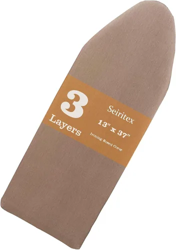 Vista 34 de Seiritex Funda para tabla de planchar de 12 x 32 pulgadas, se adapta a la tabla de planchar reflectante al calor, acolchado grueso con bordes