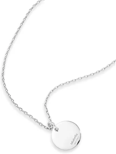 Vista 3 de Miabella Italian 925 Sterling Silver Initial Necklace Women Letter Pendant Plata esterlina